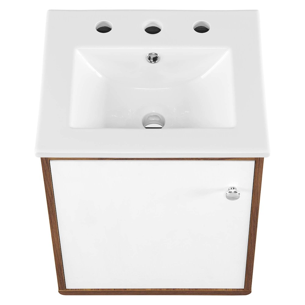 Transmit 18" Wall-Mount Bathroom Vanity. Picture 4