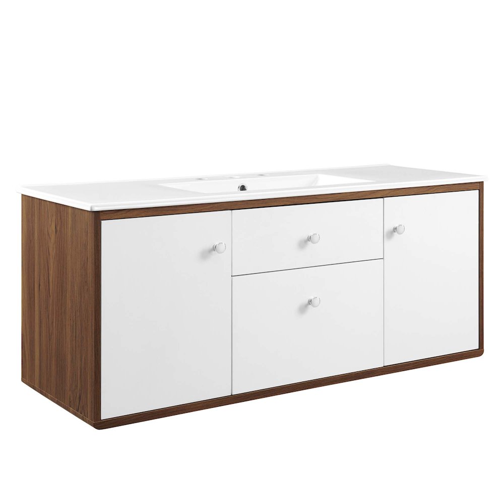 Transmit 48" Wall-Mount Bathroom Vanity. Picture 1