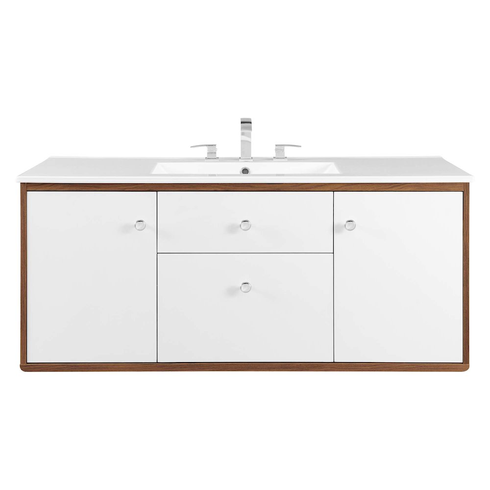 Transmit 48" Wall-Mount Bathroom Vanity. Picture 5