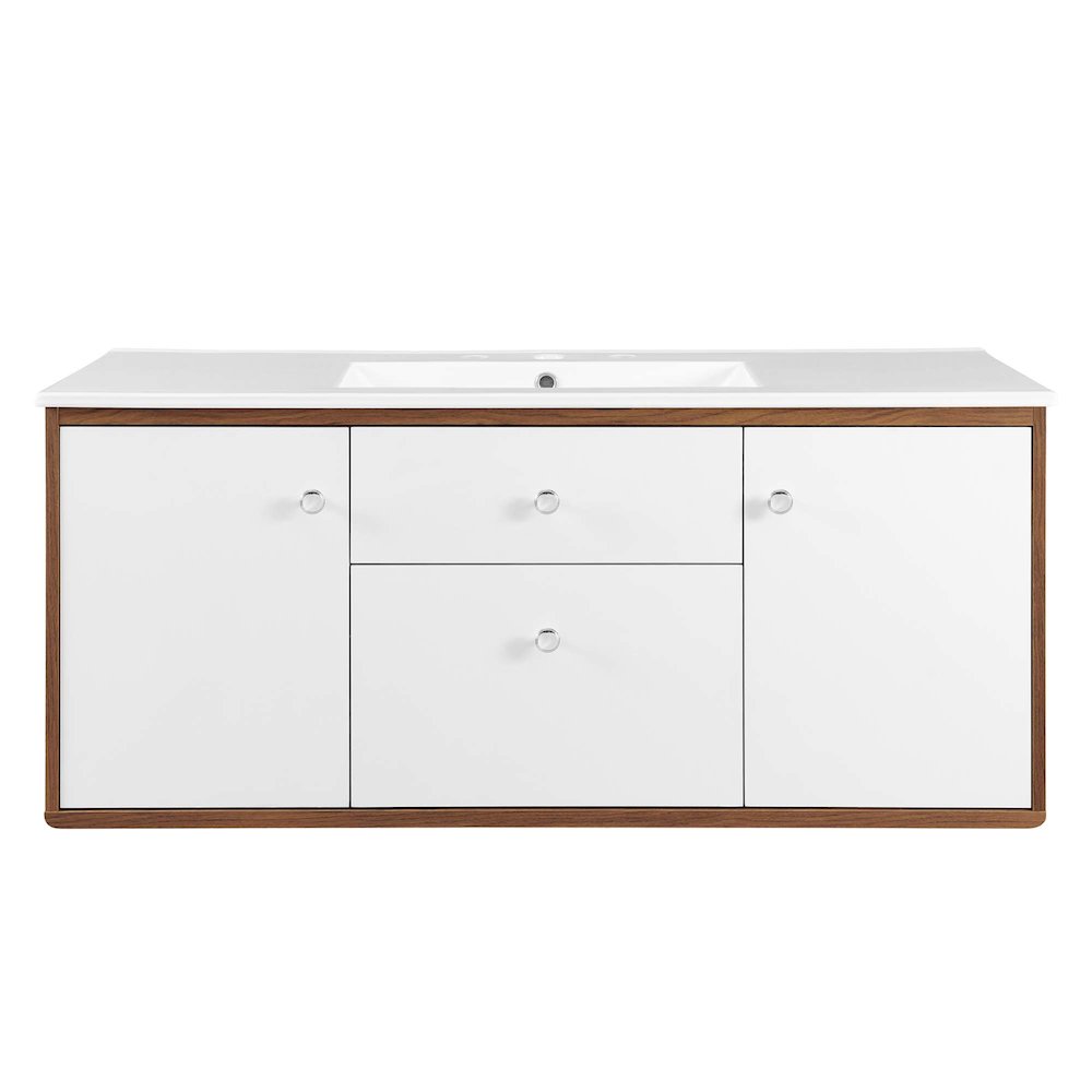 Transmit 48" Wall-Mount Bathroom Vanity. Picture 3