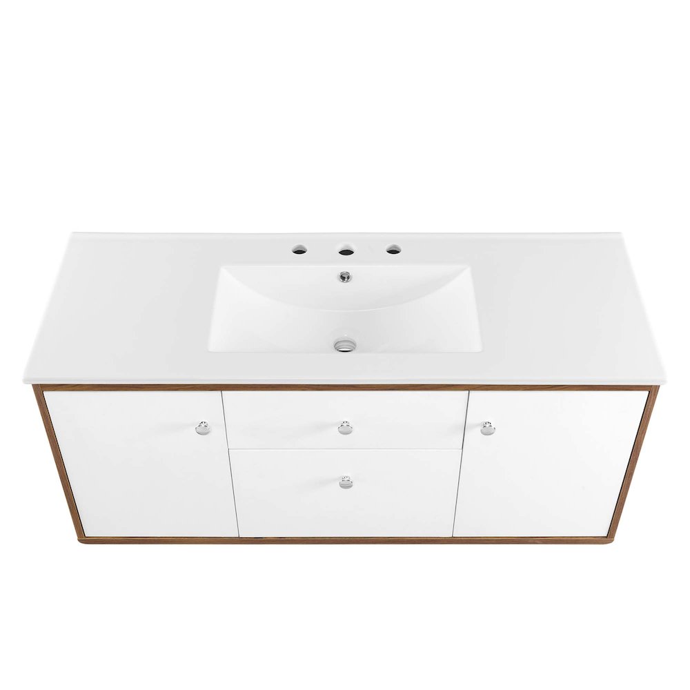 Transmit 48" Wall-Mount Bathroom Vanity. Picture 6