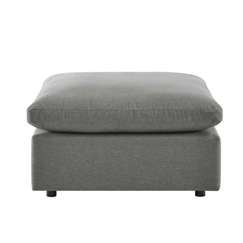 Commix Overstuffed Outdoor Patio Ottoman. Picture 3