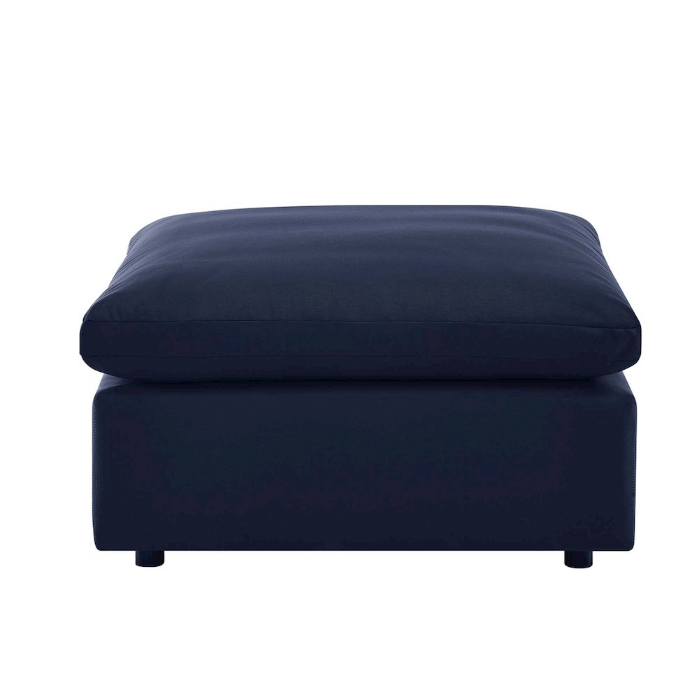 Commix Overstuffed Outdoor Patio Ottoman. Picture 3