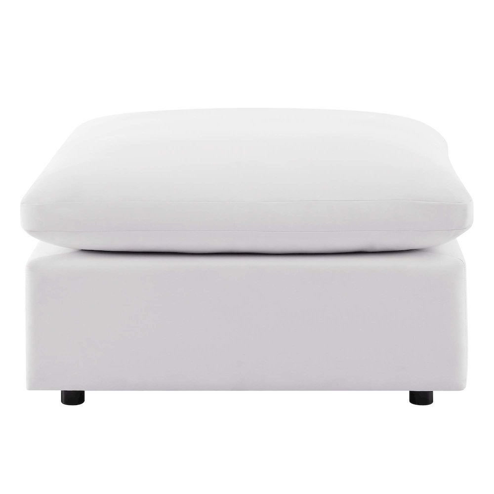 Commix Overstuffed Outdoor Patio Ottoman. Picture 3