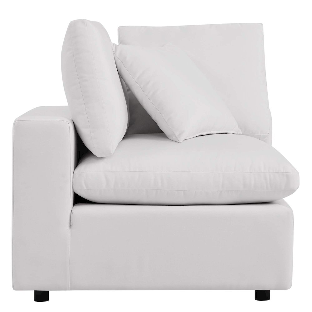 Commix Overstuffed Outdoor Patio Corner Chair. Picture 4