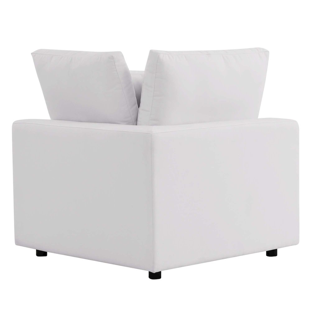 Commix Overstuffed Outdoor Patio Corner Chair. Picture 5