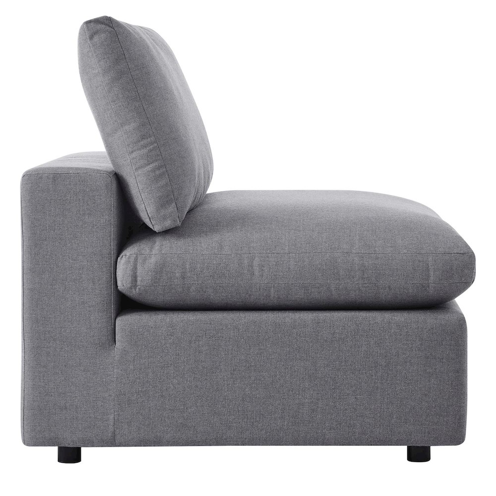 Commix Sunbrella Outdoor Patio Armless Chair. Picture 4