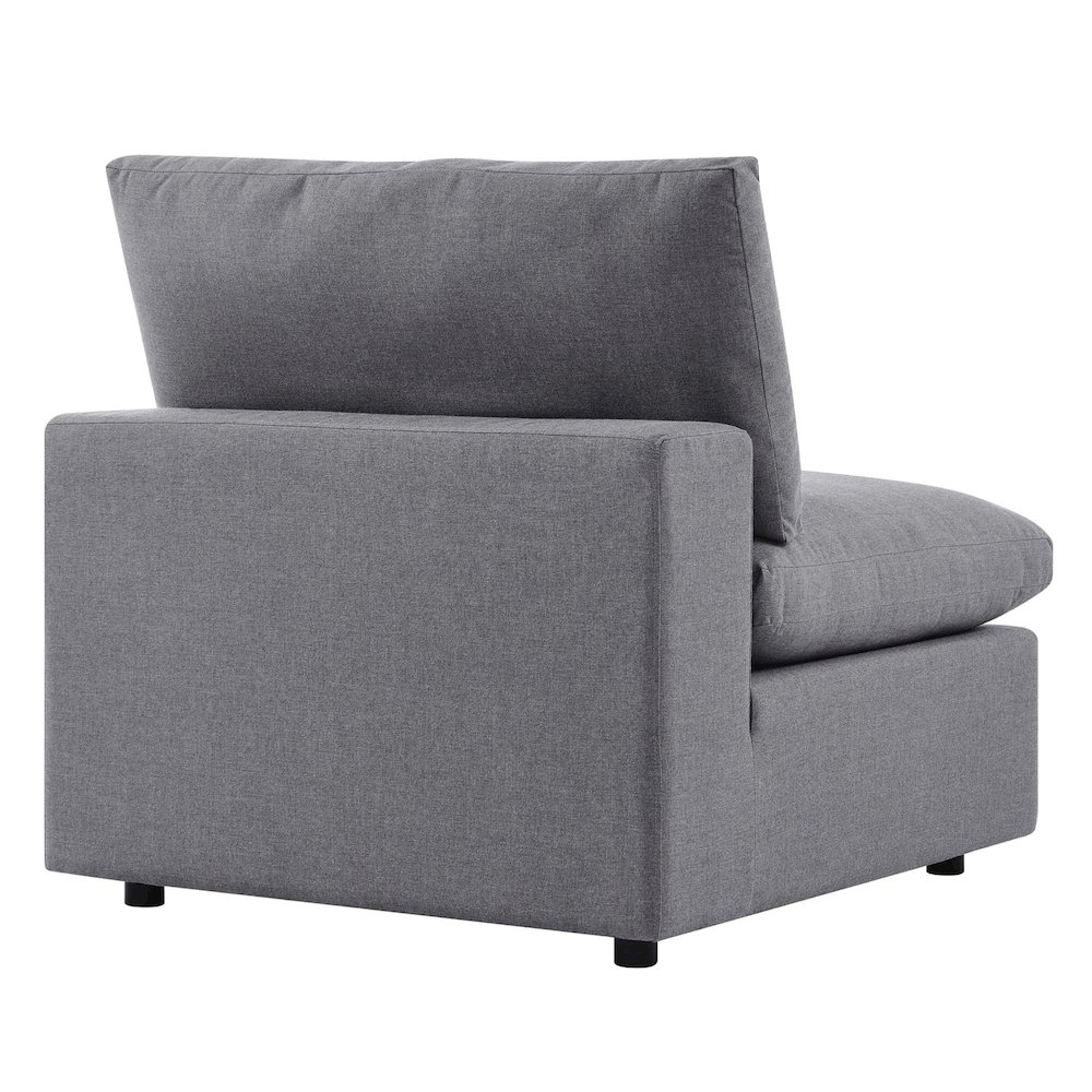 Commix Sunbrella Outdoor Patio Armless Chair. Picture 5