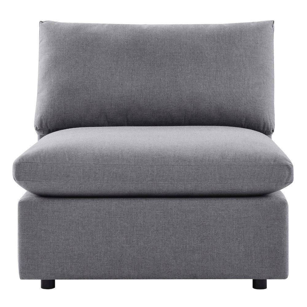 Commix Sunbrella Outdoor Patio Armless Chair. Picture 6