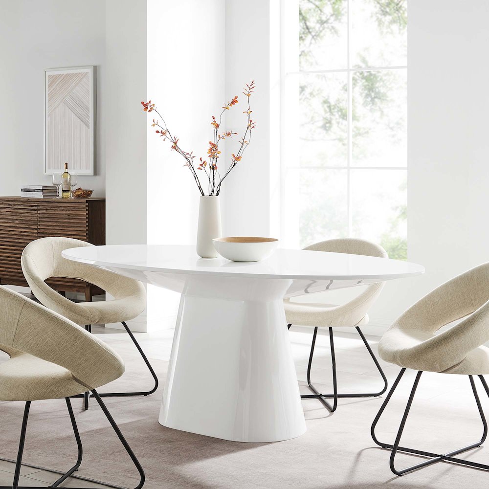 Provision 75" Oval Dining Table. Picture 8