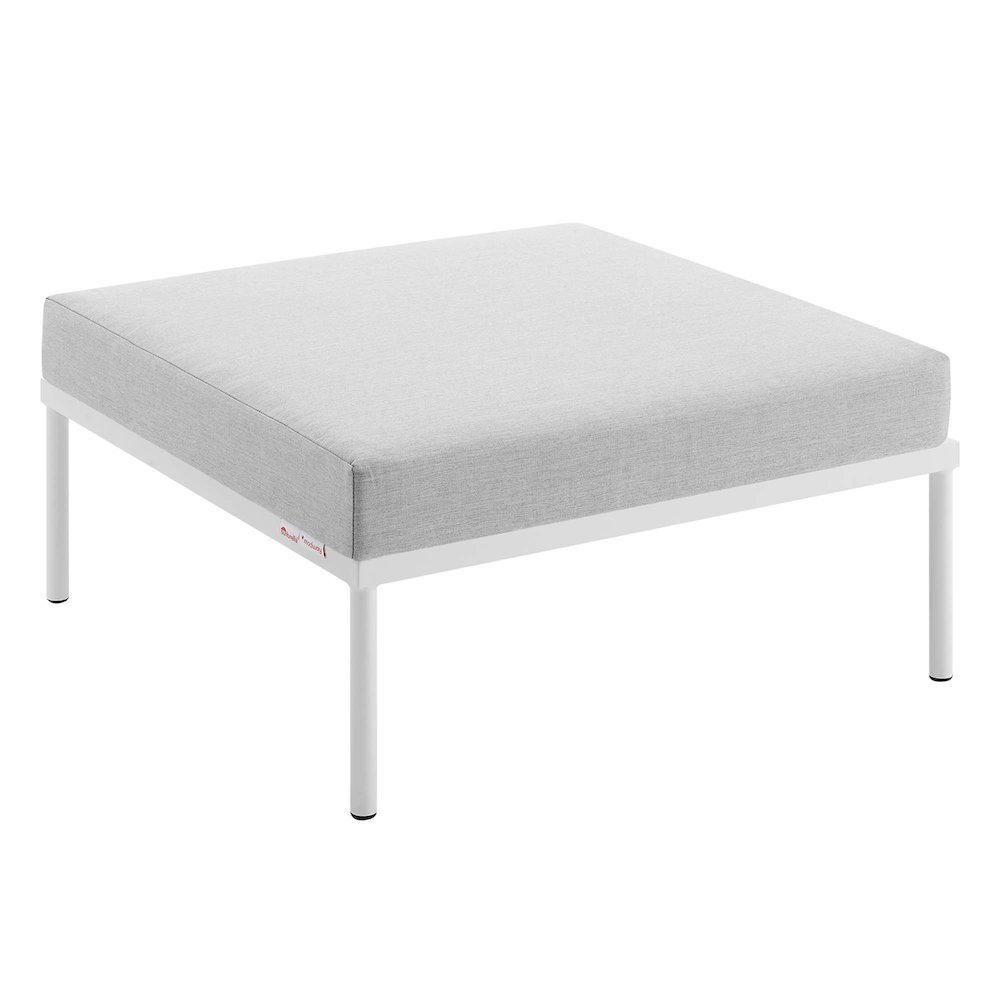 Harmony Sunbrella Outdoor Patio Aluminum Ottoman. Picture 2