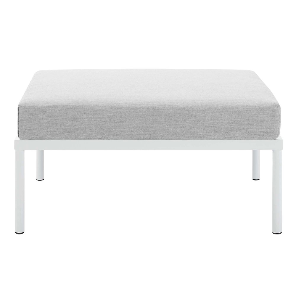 Harmony Sunbrella Outdoor Patio Aluminum Ottoman. Picture 3
