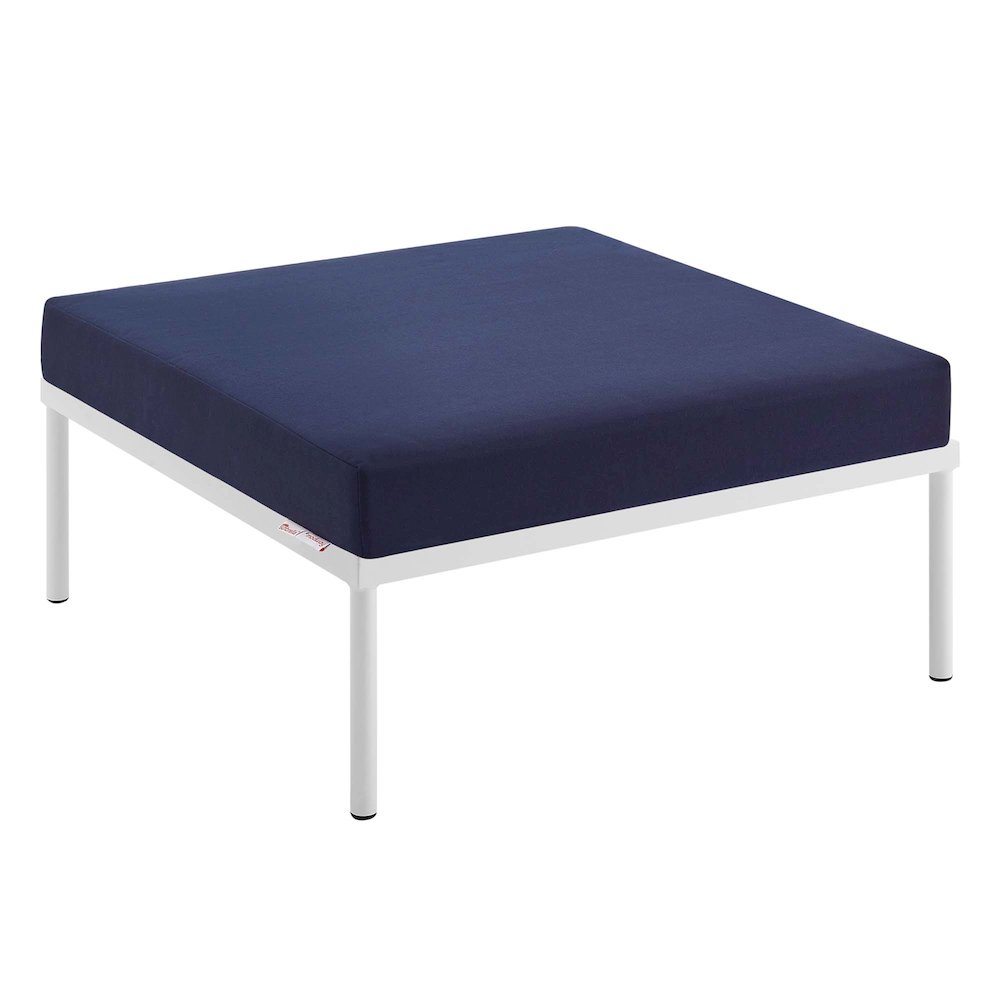 Harmony Sunbrella Outdoor Patio Aluminum Ottoman. Picture 2