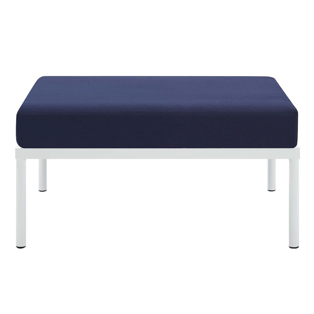 Harmony Sunbrella Outdoor Patio Aluminum Ottoman. Picture 3