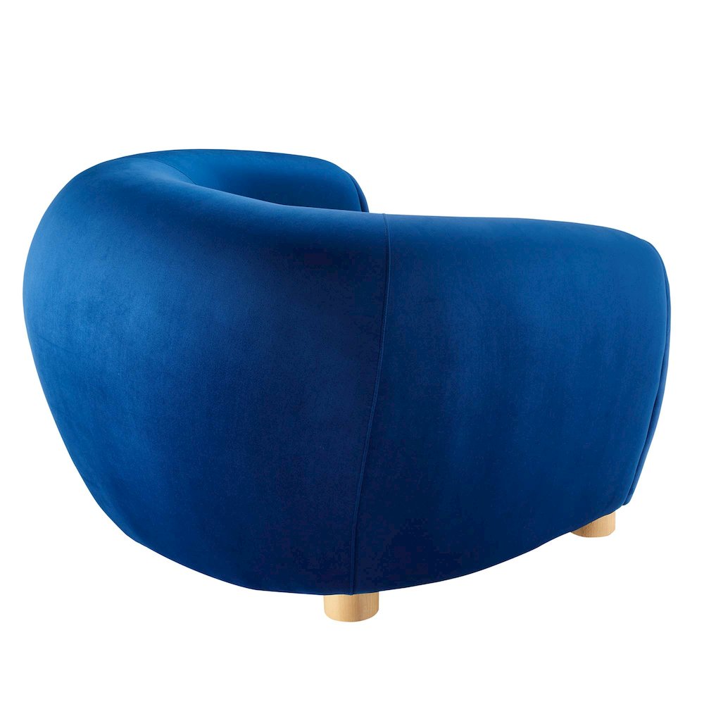 Abundant Performance Velvet Armchair. Picture 4