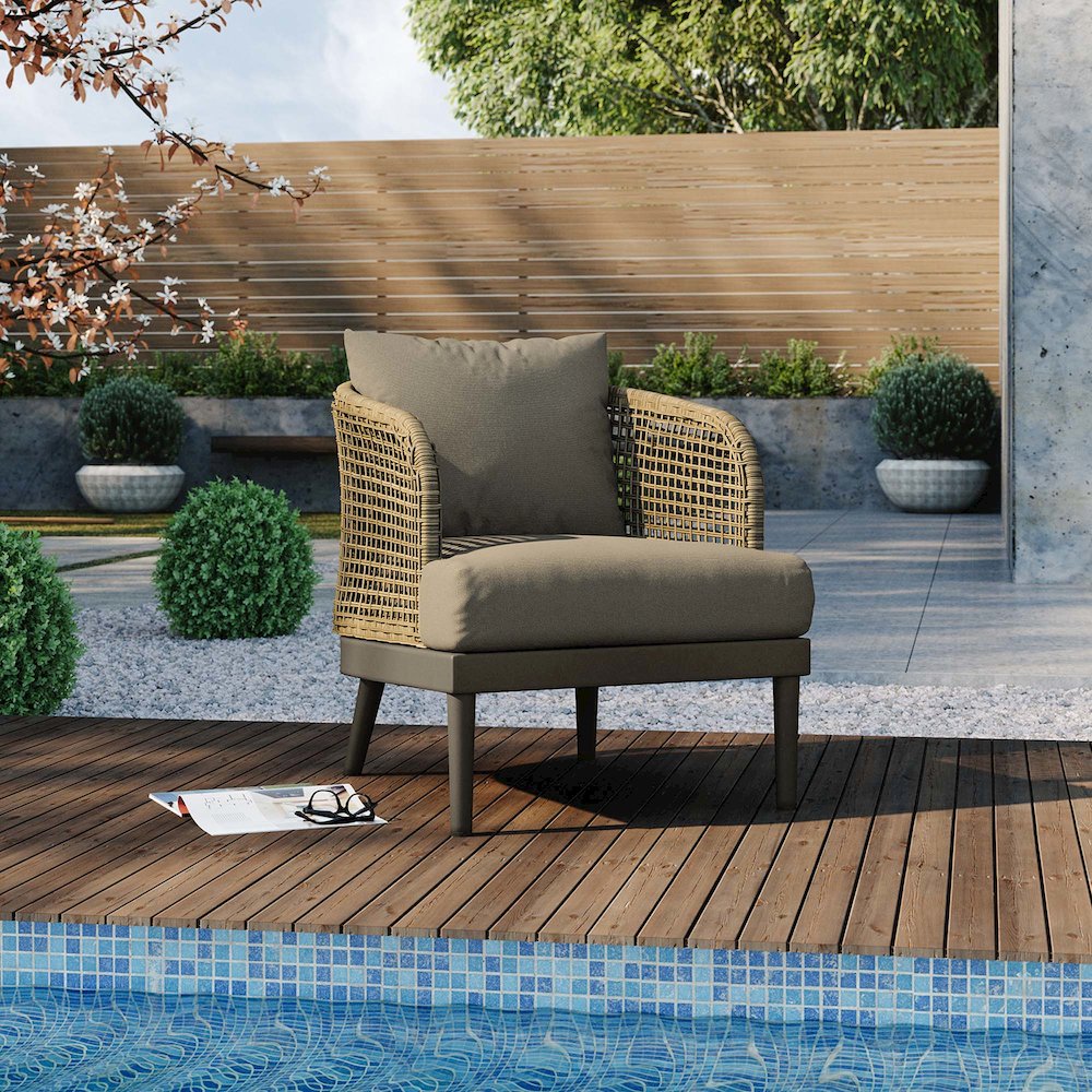 Meadow Outdoor Patio Armchair. Picture 6