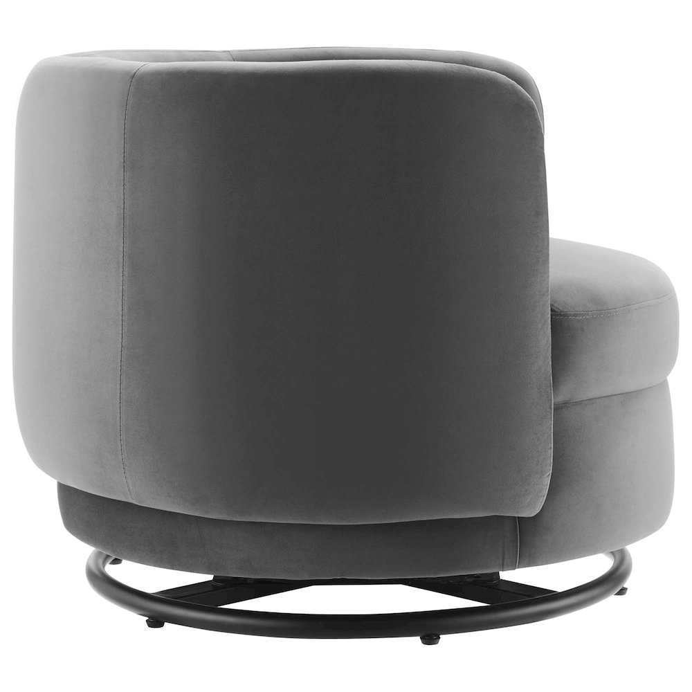 Relish Performance Velvet Swivel Chair. Picture 2