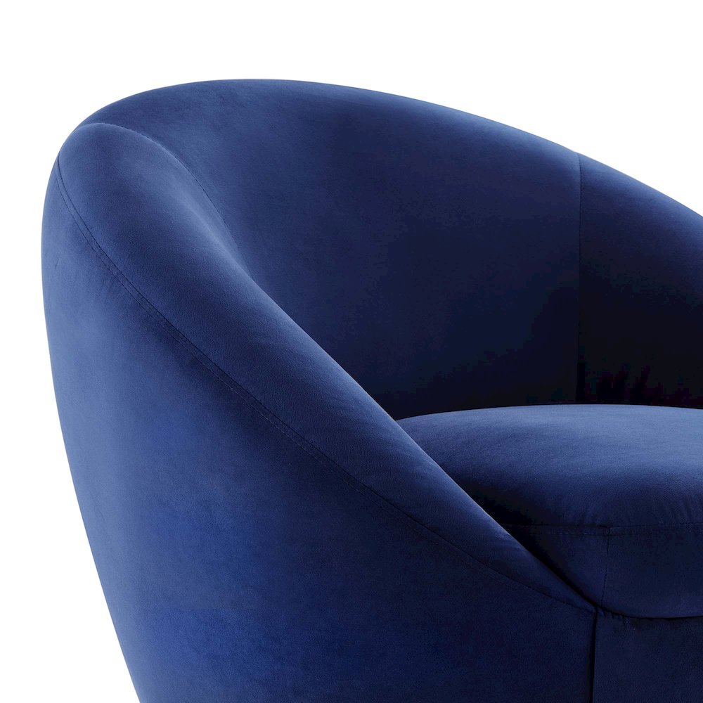 Buttercup Performance Velvet Swivel Chair. Picture 5