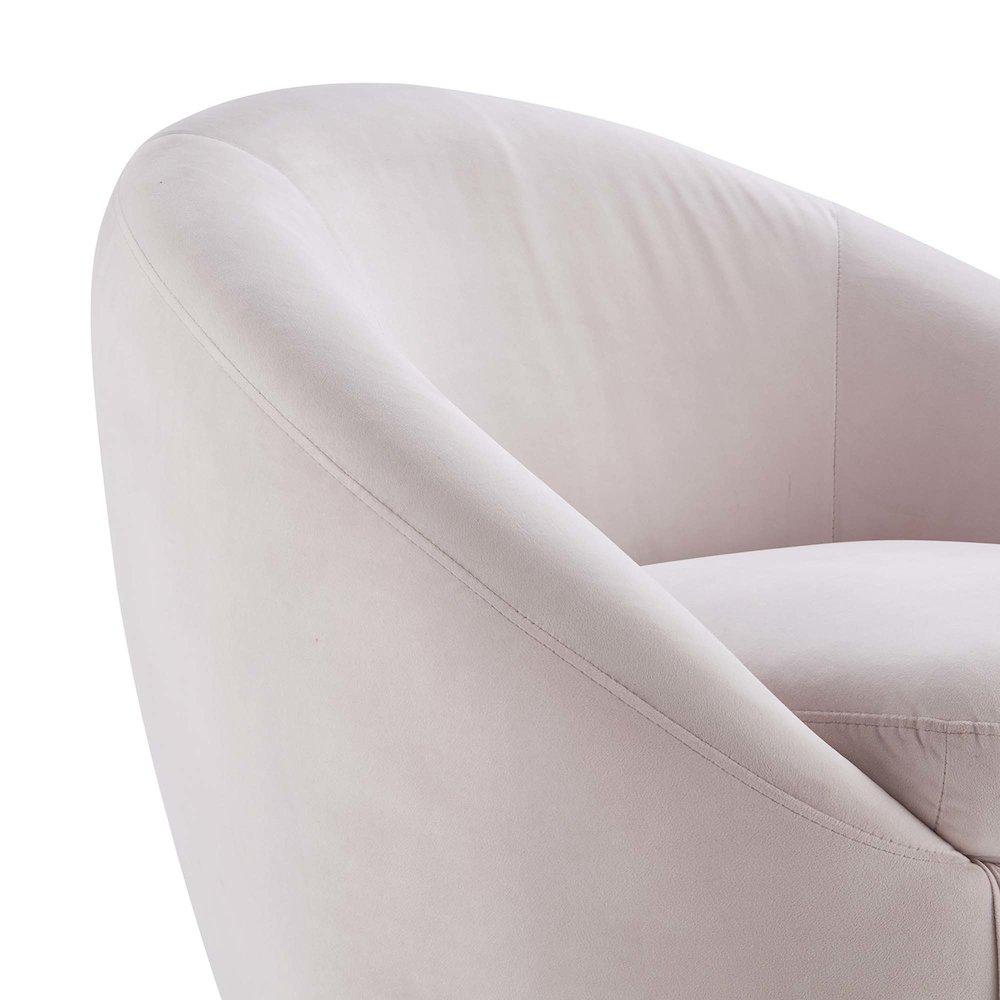 Buttercup Performance Velvet Swivel Chair. Picture 5