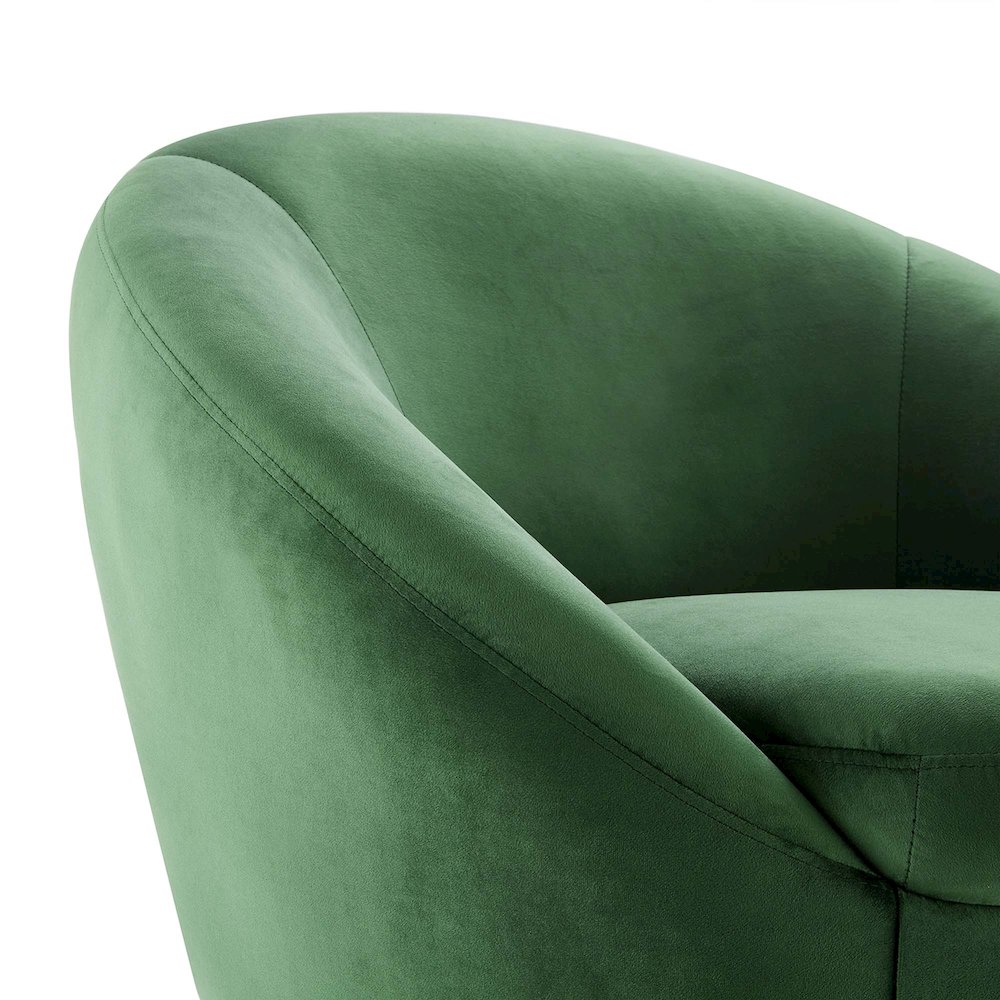 Buttercup Performance Velvet Swivel Chair. Picture 5
