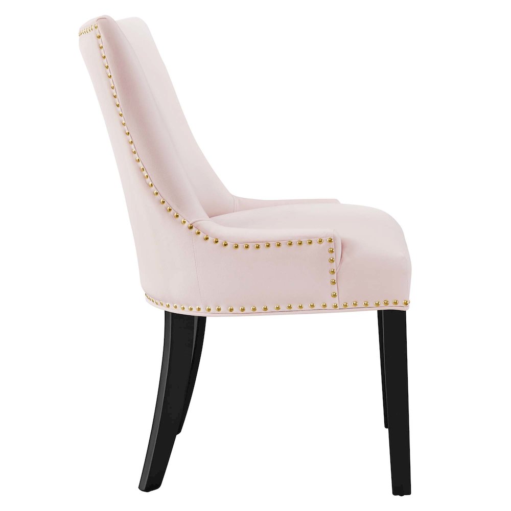 Marquis Performance Velvet Dining Chairs Set of 2. Picture 4