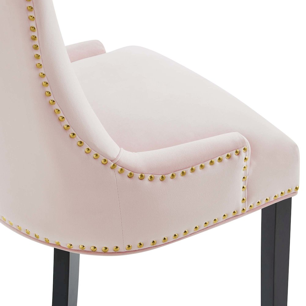 Marquis Performance Velvet Dining Chairs Set of 2. Picture 6