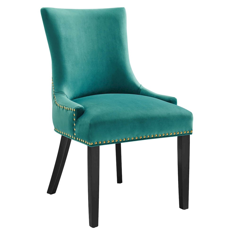 Marquis Performance Velvet Dining Chairs Set of 2. Picture 3
