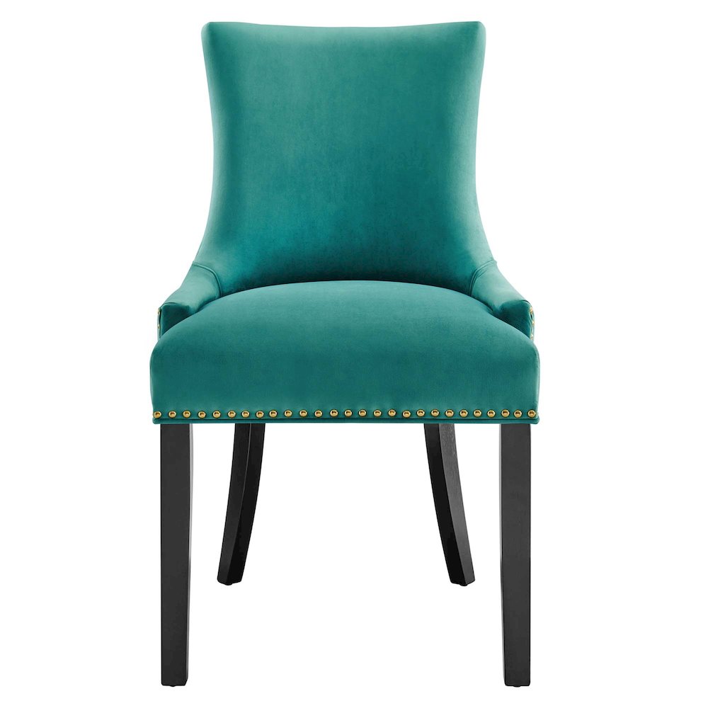 Marquis Performance Velvet Dining Chairs Set of 2. Picture 7