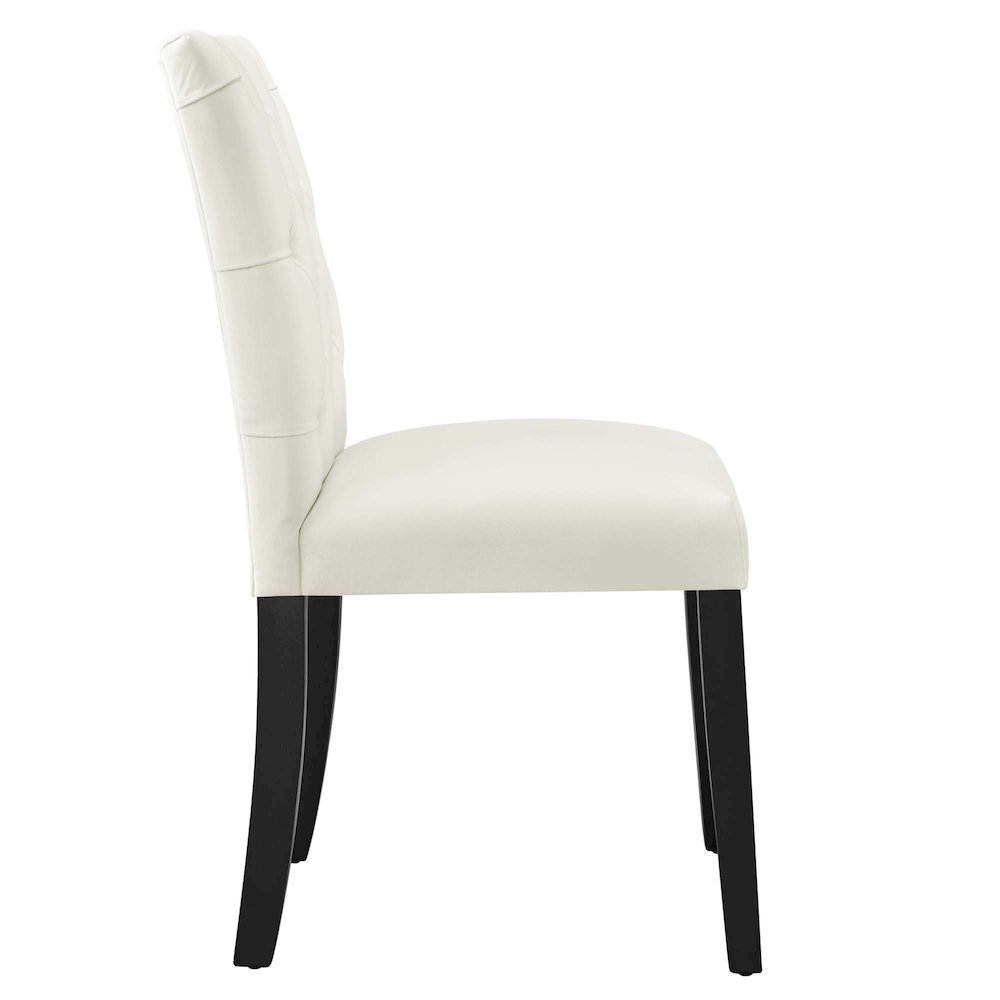 Duchess Performance Velvet Dining Chairs Set of 2. Picture 4