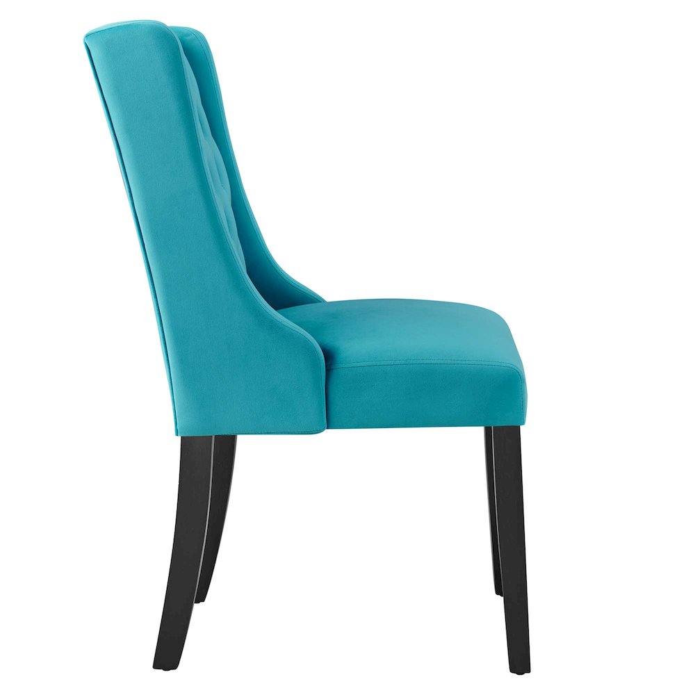 Baronet Performance Velvet Dining Chairs Set of 2. Picture 4