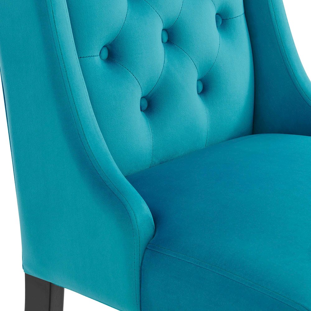Baronet Performance Velvet Dining Chairs Set of 2. Picture 6