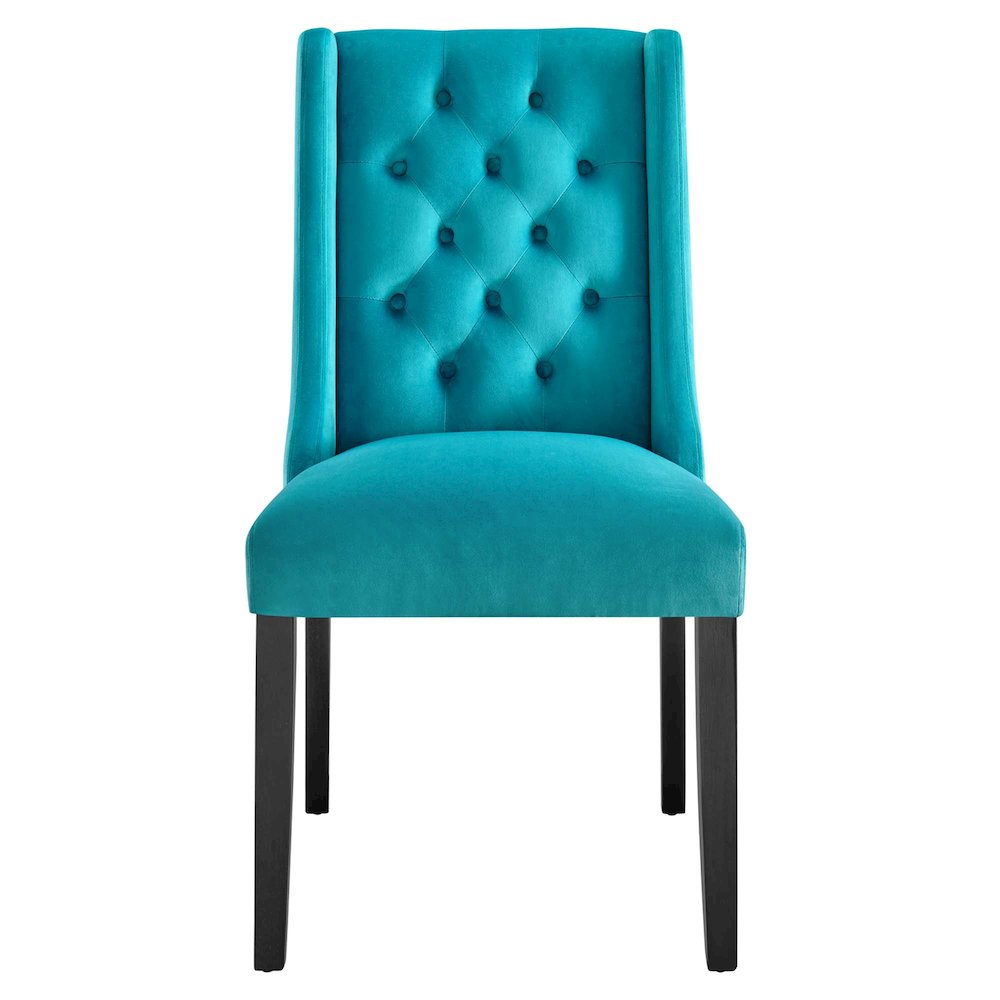 Baronet Performance Velvet Dining Chairs Set of 2. Picture 7