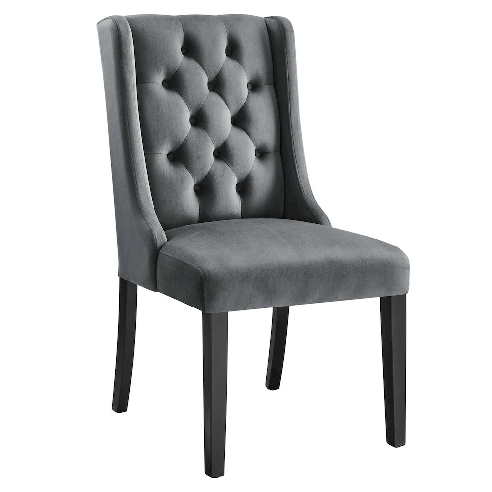 Baronet Performance Velvet Dining Chairs Set of 2. Picture 3