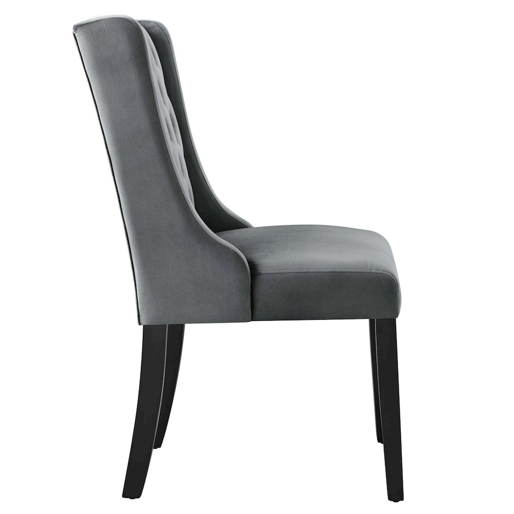 Baronet Performance Velvet Dining Chairs Set of 2. Picture 4