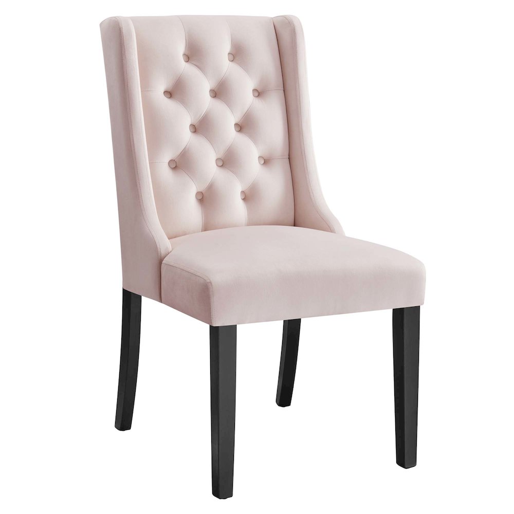 Baronet Performance Velvet Dining Chairs Set of 2. Picture 3