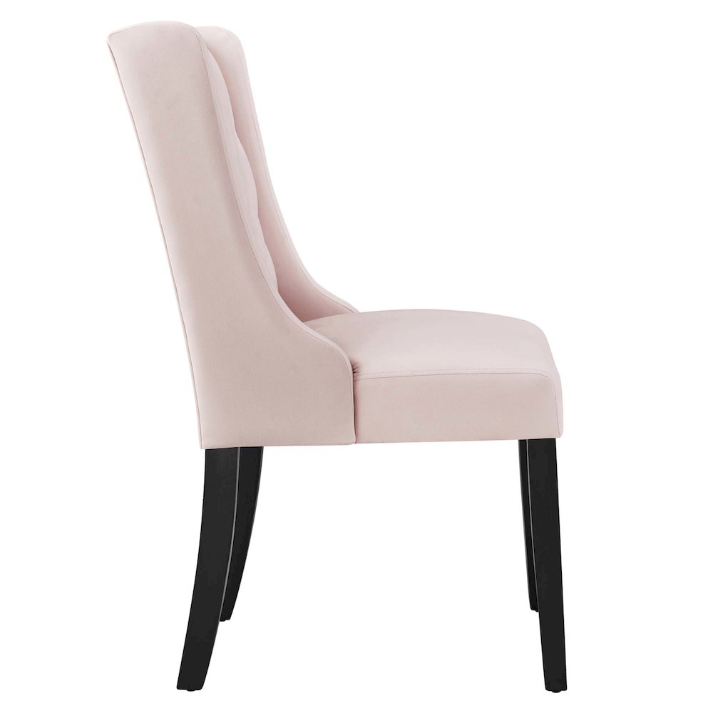 Baronet Performance Velvet Dining Chairs Set of 2. Picture 4