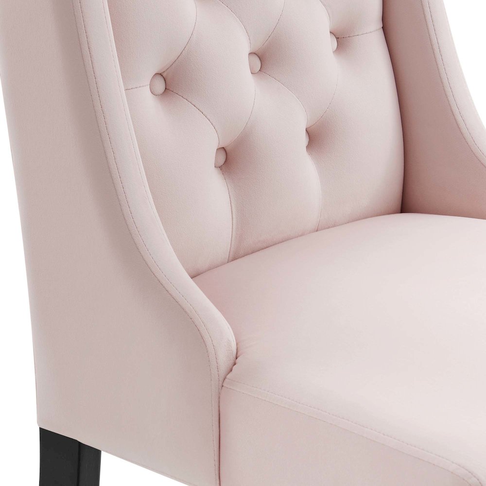 Baronet Performance Velvet Dining Chairs Set of 2. Picture 6