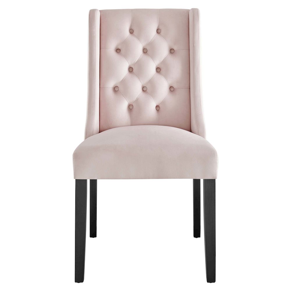Baronet Performance Velvet Dining Chairs Set of 2. Picture 7