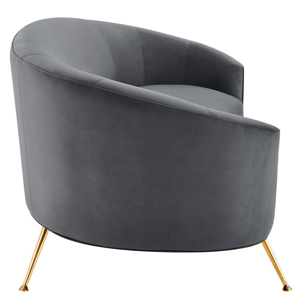 Marchesa Upholstered Performance Velvet Sofa. Picture 3