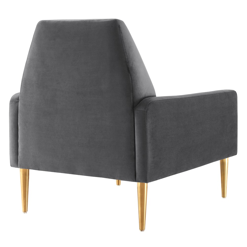 Liliana Performance Velvet Armchair. Picture 5