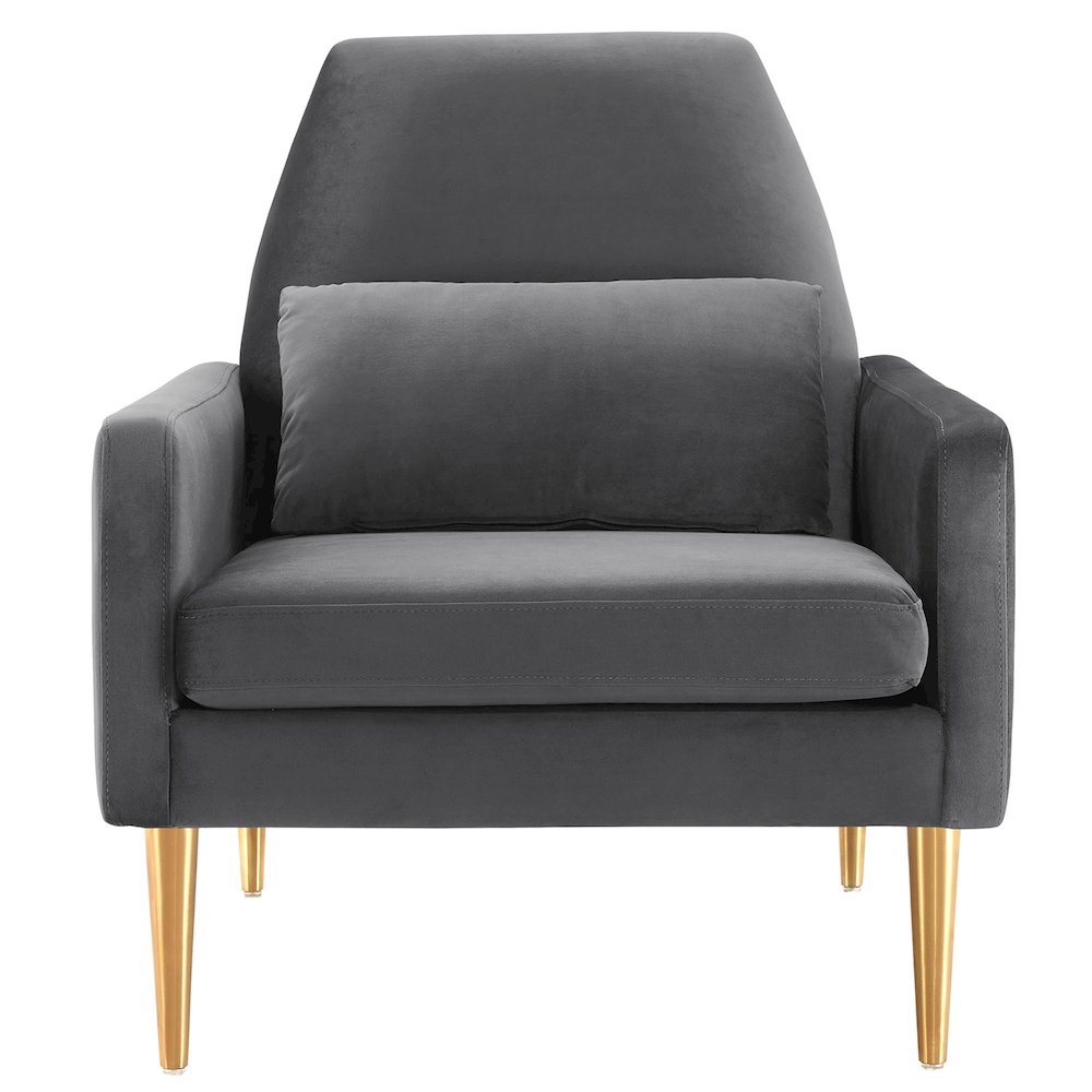 Liliana Performance Velvet Armchair. Picture 6