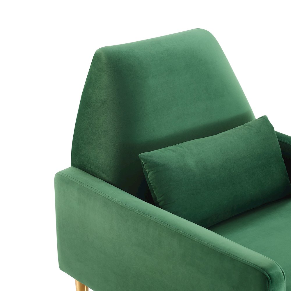 Liliana Performance Velvet Armchair. Picture 4