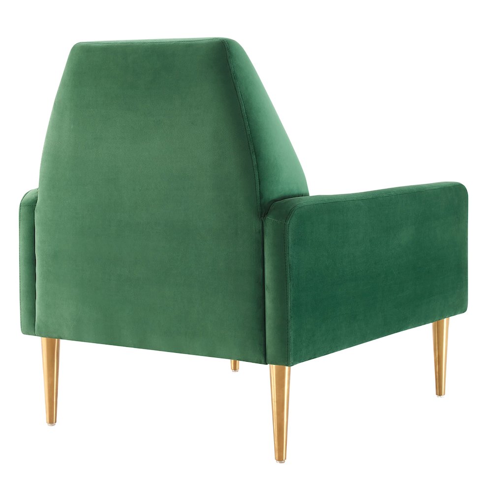 Liliana Performance Velvet Armchair. Picture 5