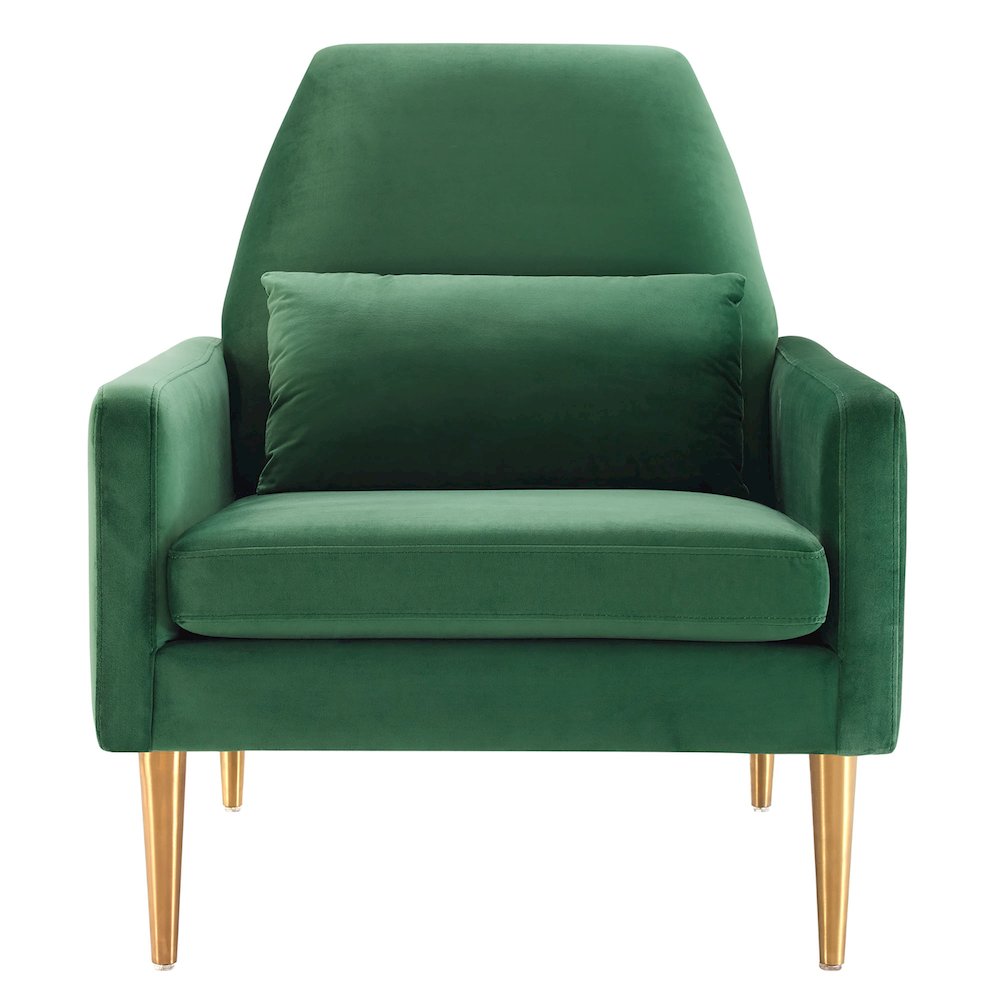 Liliana Performance Velvet Armchair. Picture 6