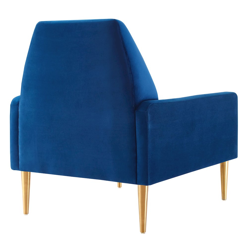 Liliana Performance Velvet Armchair. Picture 5