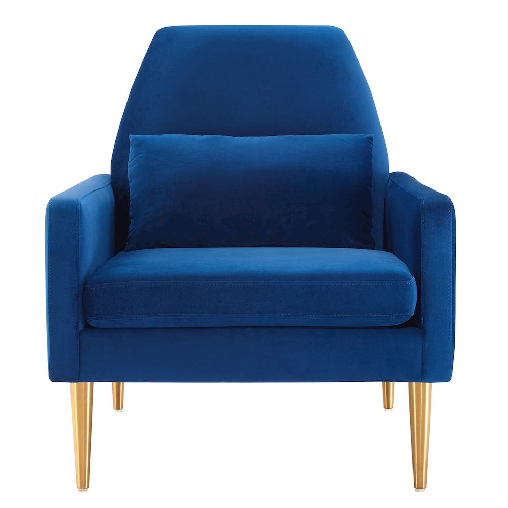 Liliana Performance Velvet Armchair. Picture 6