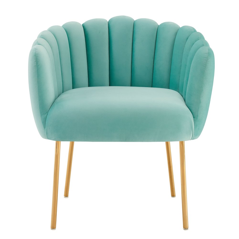 Sanna Channel Tufted Performance Velvet Armchair. Picture 6