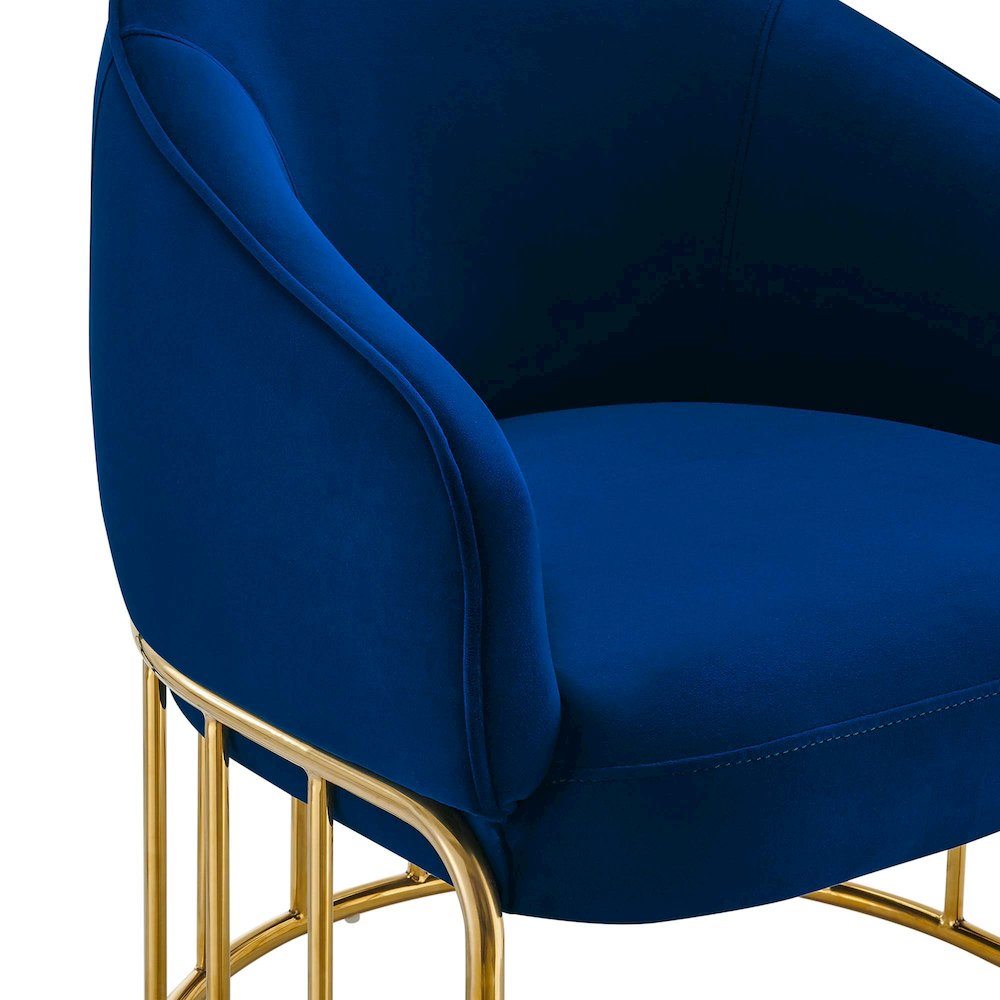 Legacy Performance Velvet Armchair. Picture 3