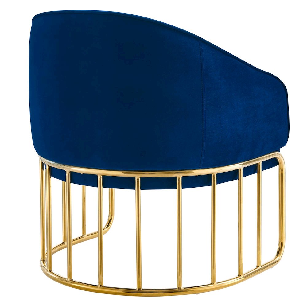 Legacy Performance Velvet Armchair. Picture 5