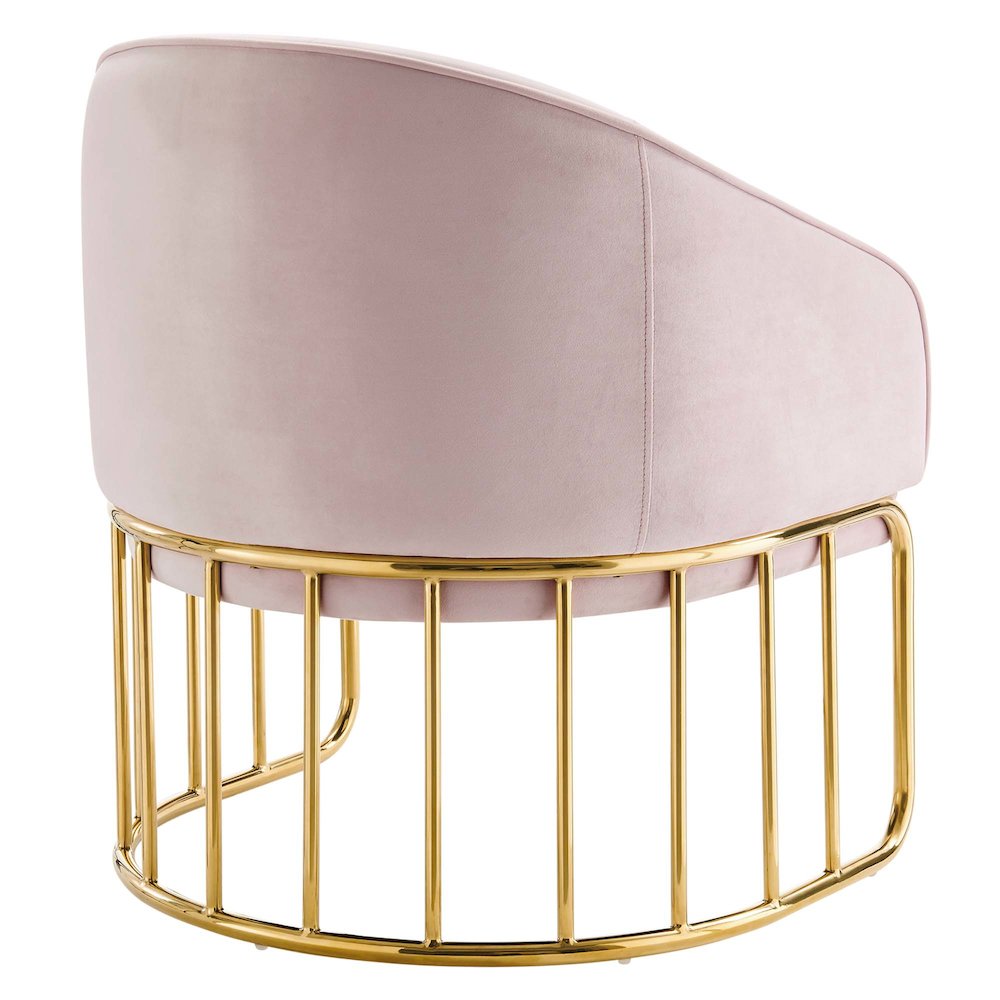 Legacy Performance Velvet Armchair. Picture 5
